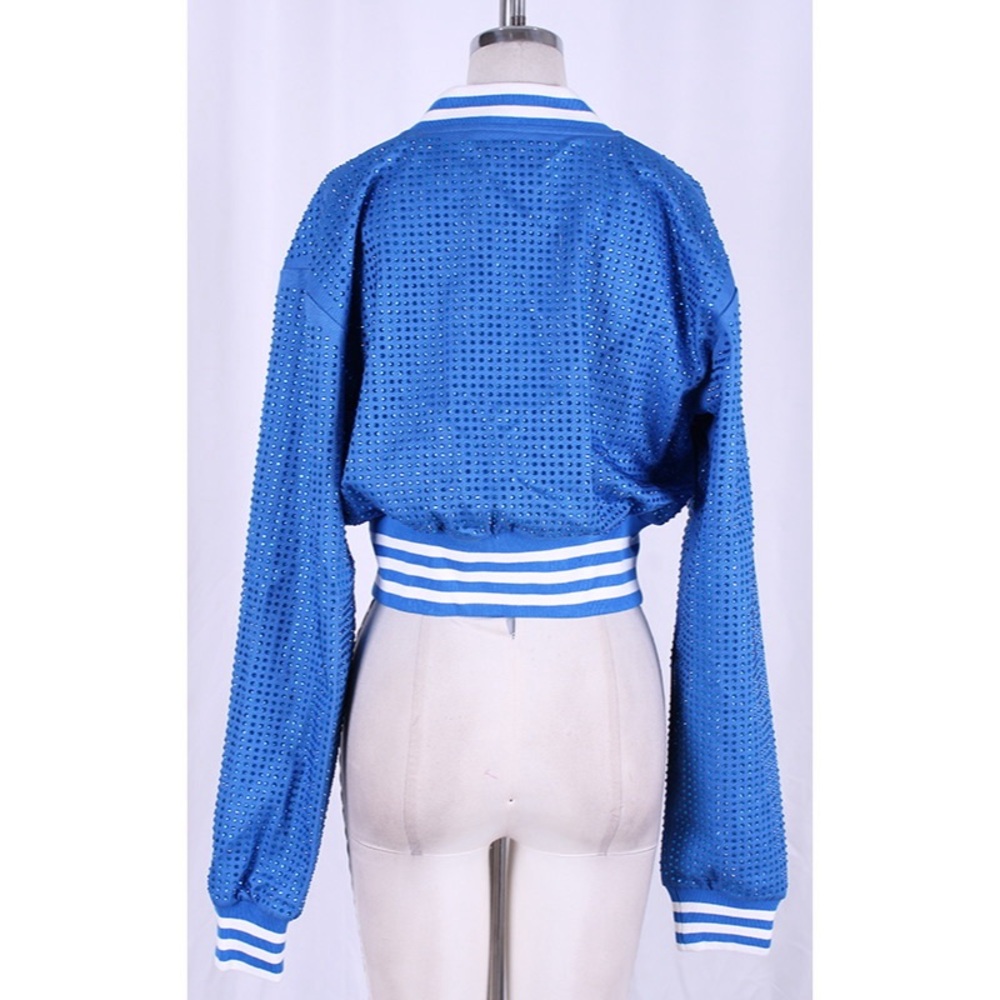 Rhinestone Bomber Jacket - Picture 5 of 5